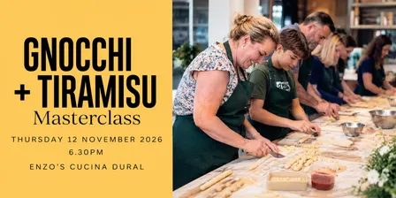 Gnocchi and Tiramisu cooking class at Enzo's Cucina Dural