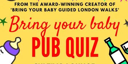 BRING YOUR BABY PUB QUIZ Parent Social @ Cultivo Lounge, LETCHWORTH GARDEN CITY, HERTFORDSHIRE
