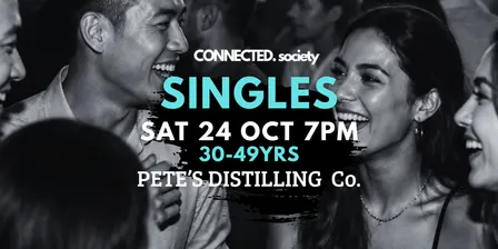 SINGLES Night 30-49yrs @ Pete’s Distilling Co.