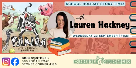 Books@Stones event: School Holiday Storytime with Lauren Hackney, author of Panda