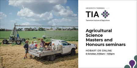 Agricultural Science End of Year Masters and Honours Seminar