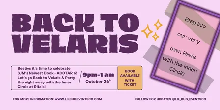 Back to Velaris - ACOTAR 6 Midnight Release Party