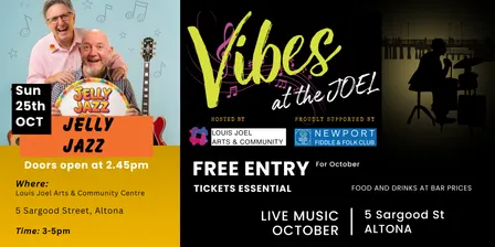 Vibes at the Joel - Sunday afternoon Oct 25