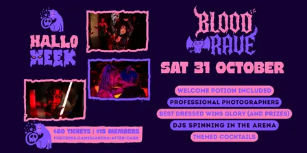 Arena After Dark: Halloween Blood Rave @FortressMelb