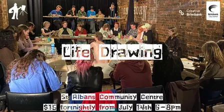 $15 Brimbank Life Drawing Tuesdays