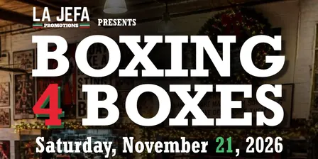Boxing 4 Boxes Amateur Boxing show presented by La Jefa Promotions