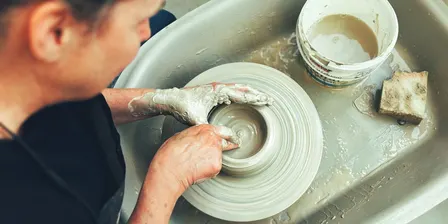 Wheel Throwing October to December - Friday afternoons 12.30pm to 2.30pm - 8 weeks