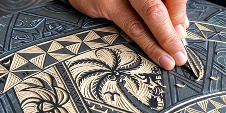 One Sky, Many Voyages: Pacific Lino Printmaking