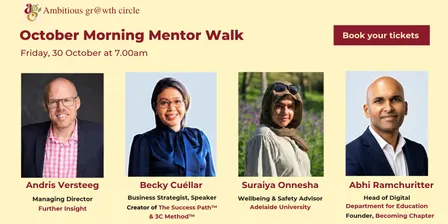 October Mentor Walk: Ambitious Growth Circle
