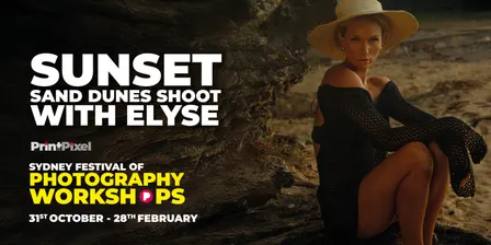 Cronulla Sand dunes sunset shoot with Elyse