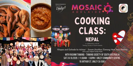 MOSAIC Cooking Class: Nepal | Tamang Society of South Australia