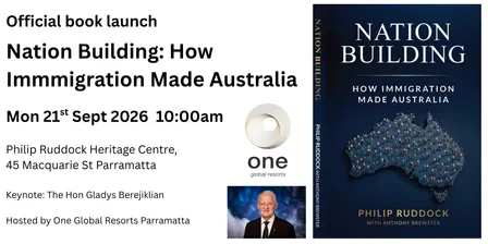 Launch of Nation Building: How Immigration Made Australia