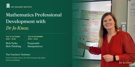 Mathematics Professional Development - With Dr Jo Knox