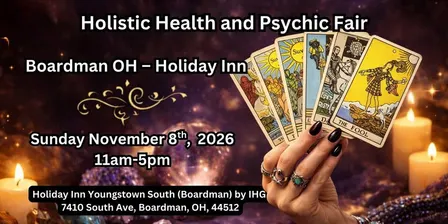 🔮 Holistic Health & Psychic Fair – Boardman OH – Holiday Inn 🔮