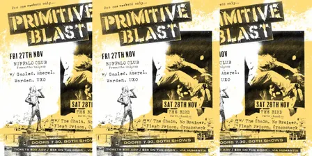 Primitive Blast (Syd) @ The Buffalo Club, Freo/Walyalup