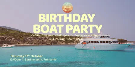 Newbie Nation Birthday Boat Party