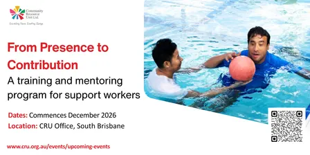 From Presence to Contribution: A Program for Support Workers