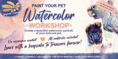 Beginner's Watercolor Workshop: Animals & Pets