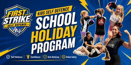 First Strike Self Defence - Kids School Holiday Program | Southport