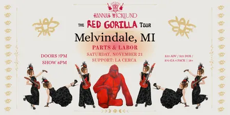 Hannah Wicklund - "The Red Gorilla Tour" - Live in Melvindale, MI