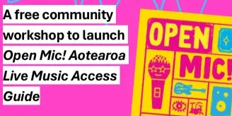 Free Workshop & Zine Launch: Making Gigs More Accessible