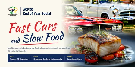 ACFSQ End of Year Social: Fast Cars and Slow Food | Member