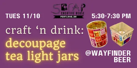 Craft 'n Drink: Adult Collage Pin-Back Buttons at WAYFINDER BEER! ✂️ (21+)