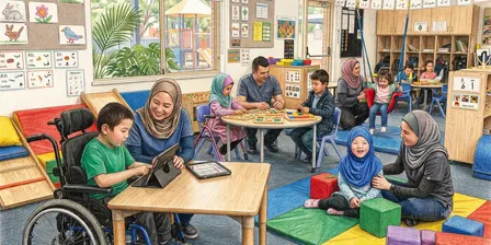 Dinner for Refugee children in Indonesia
