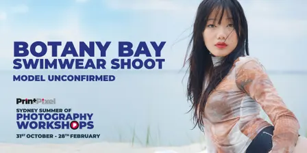 Botany Bay beachwear shoot with [Model pending]