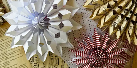 Vintage Paper Snowflakes