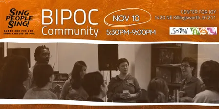 BIPOC Community Sing - November 10, 2026