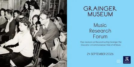 Music Research Forum with Paul Jackson