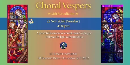Choral Vespers November 2026
