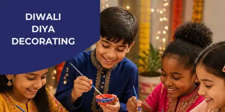 Diwali at Harpley - Kids Diya Activity