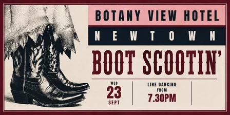 Botany View Hotel Boot Scootin'