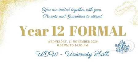 2026 Year 12 Formal