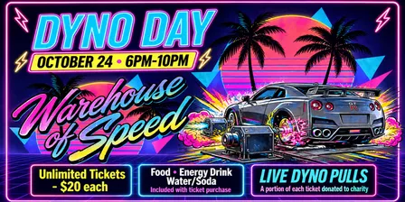 Warehouse of Speed Cool Nights and Hot Cars Fall Dyno Open House
