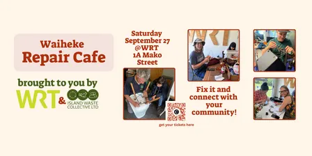 Waiheke Repair Cafe September 2026