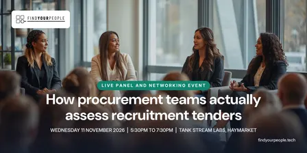 Live panel event, Sydney: How procurement teams actually assess recruitment tenders