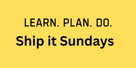 Why Leave the Island? Ship it Sundays