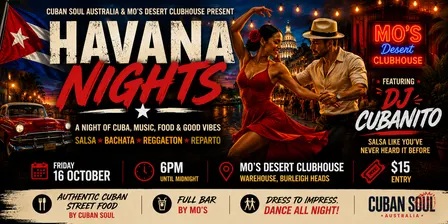 Havana Nights comes to Gold Coast!