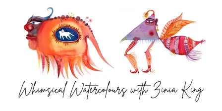 Paint & Sip: Whimsical Watercolours with Zinia King