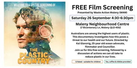 The Plastic Country Free Community Screening