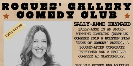 Rogues' Gallery Comedy Club: Sally-Anne Hayward + Joe Dehuai