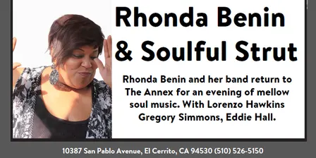 Rhonda Benin & Soulful Strut at The Annex Sessions, brought to you by SunJams and Javier Navarrette Productions