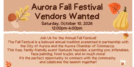 Aurora Fall Festival Vendor Registration