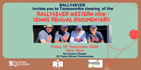 RALLY4EVER Documentary Night @ St Ursula's Chapel Toowoomba