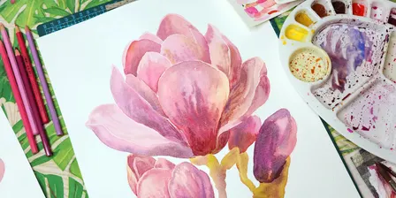 Botanical Watercolours Course with Kasia Hebda