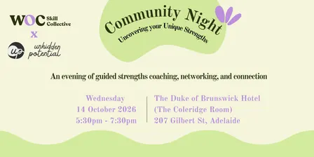 WOC Skill Collective Community Night: Uncovering Your Unique Strengths