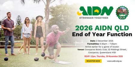 2026 AIDN QLD End of Year Function